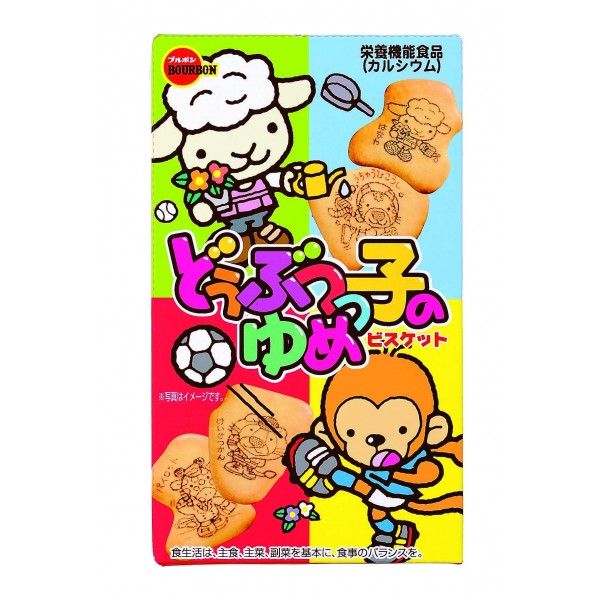 Bourbon Dobutsukko No Yume Biscuits 57g