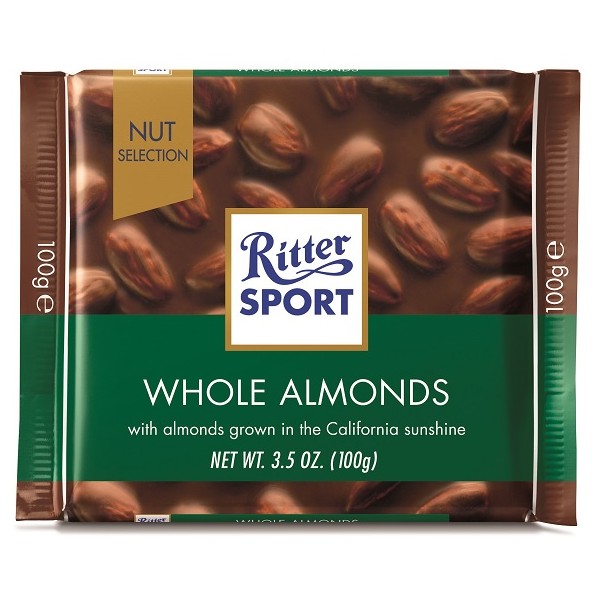 Ritter Sport Whole Almond 8x11x100g (7039)