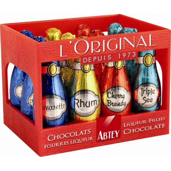 Abtey Red Crates Assorted Liqueur Chocolate 108gr