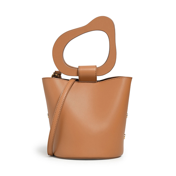 CHARLES & KEITH SCULPTURAL HANDLE BUCKET BAG