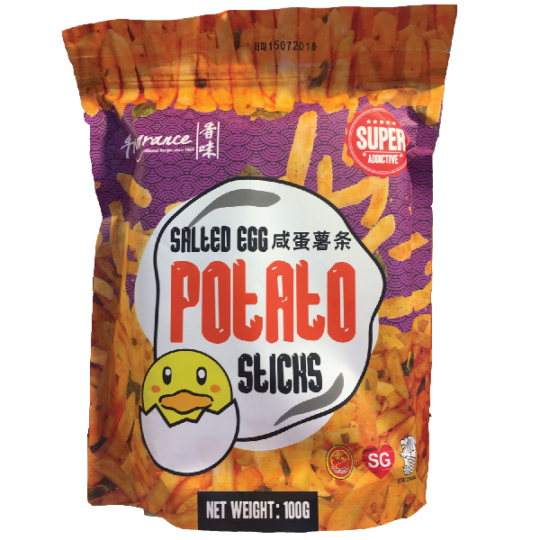 Salted Egg Potato Sticks (100g)