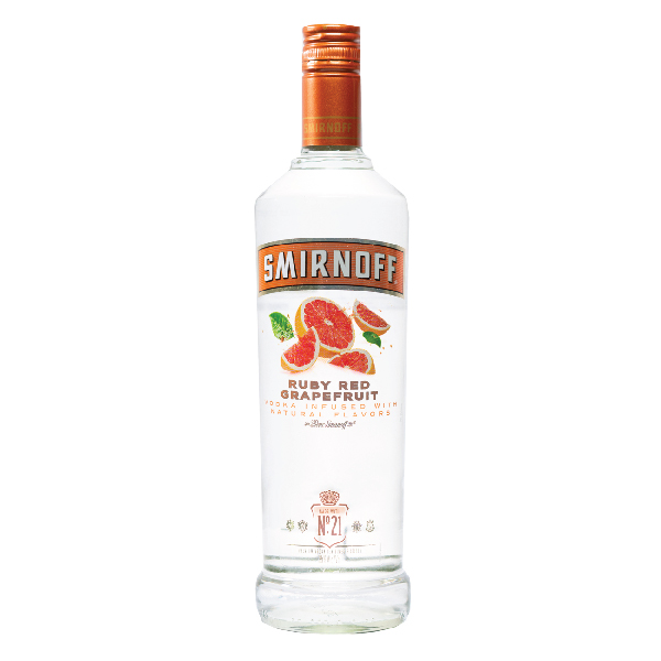 Smirnoff Vodka Ruby Red Grapefruit 75cl