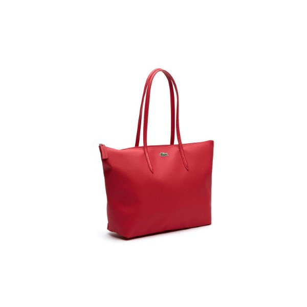 LACOSTE-Women s L.12.12 Concept Zip Tote Bag (VIRTUAL PINK)