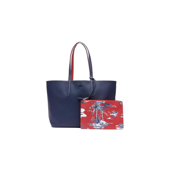 LACOSTE_Women s Anna Pouch Reversible Hawaiian Print Zip Tote Bag