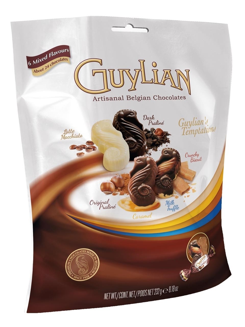 Guylian Temptations Mix Pouch 8x232g (640/008)