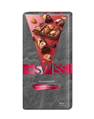 Nestle Swiss Milk Cranberry Hazelnut Almond 15x195g