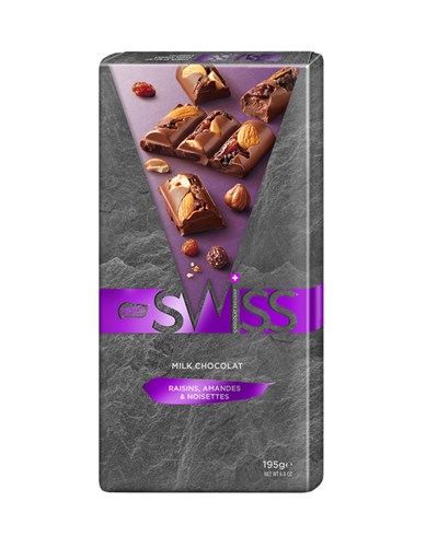 Nestle Swiss Milk Raisin Hazelnut Almond 15x195g