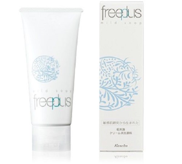 Kanebo Freeplus Mild Cream Cleanser A For Sensitive Skin Care 