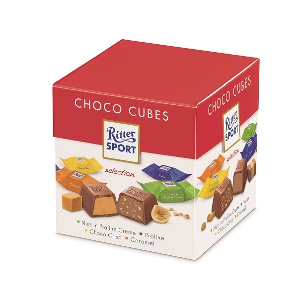 Ritter Sport Chocolate Cubes Assorted 8x176g (EU6369A)