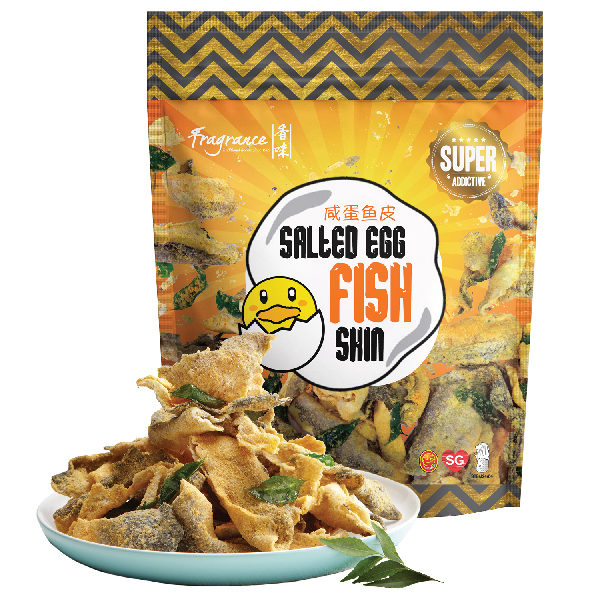 Salted Egg Fish Skin (100G)