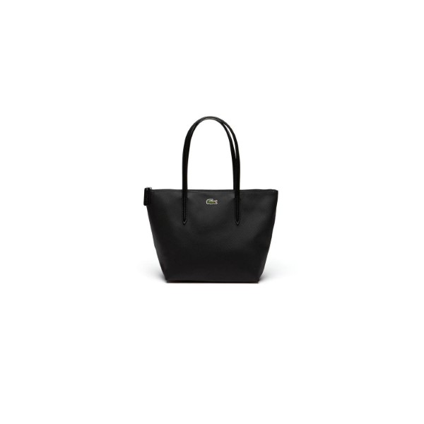 LACOSTE-Women s L.12.12 Concept Small Zip Tote Bag (BLACK)