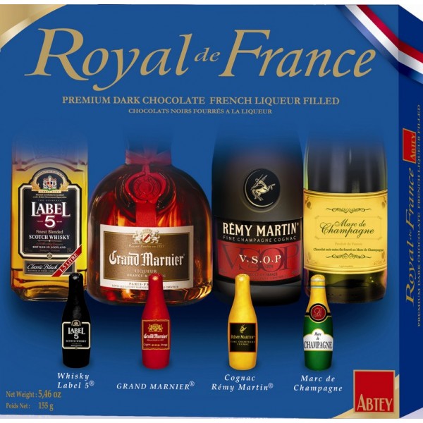 Abtey Royal De France Assorted Liqueur Chocolate 155gr