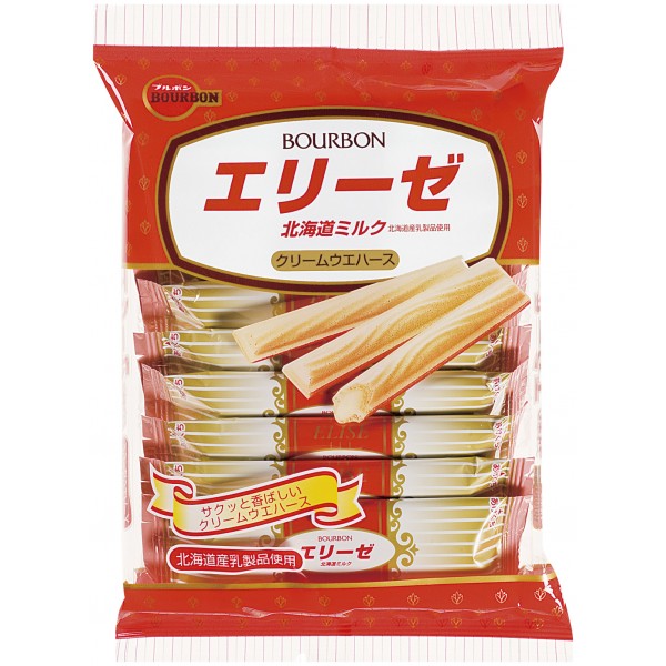Bourbon Elise Hokkaido Milk Wafers 61g