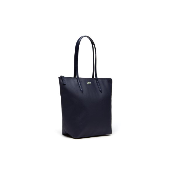 LACOSTE-Women s L.12.12 Concept Vertical Zip Tote Bag (ECLIPSE)