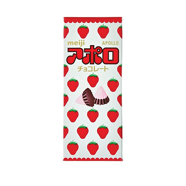 Meiji - Apollo Strawberry Chocolate