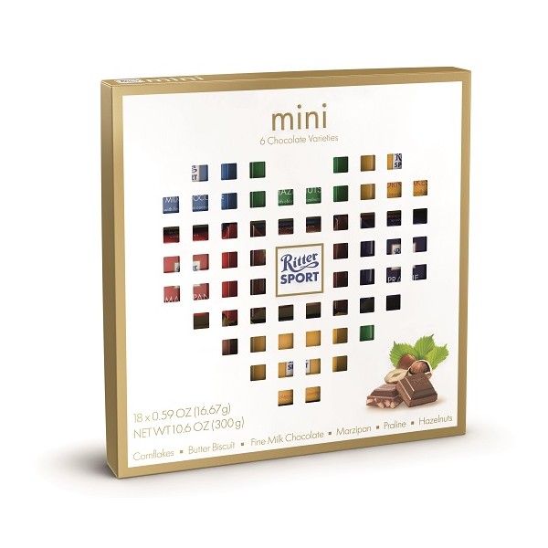 Ritter Sport mini Gift Box Heart 16x300g (TR Exclusive) (3141)