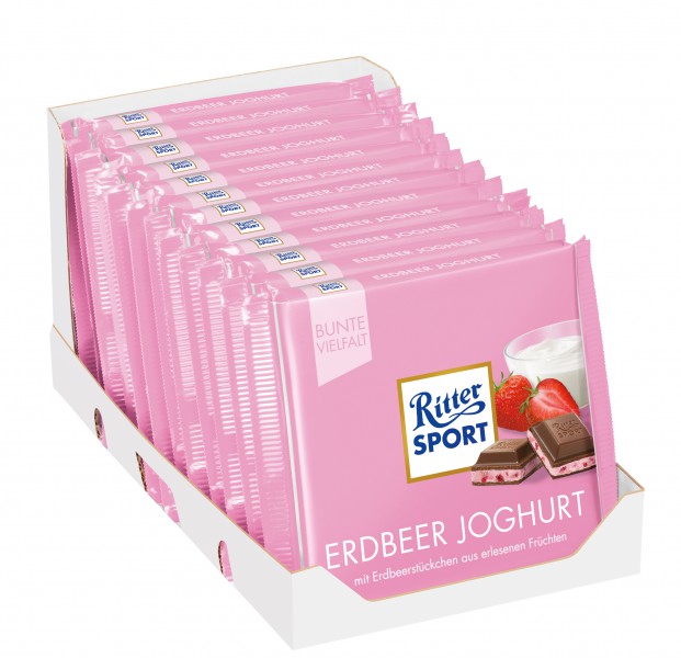 Ritter Sport Strawberry Yogurt 8x12x100g (2699)