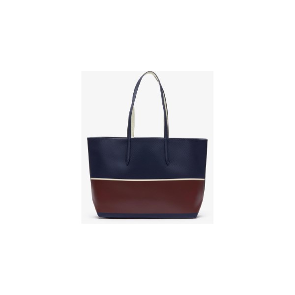 LACOSTE_Women s Anna Pouch Reversible Colourblock Zip Tote 
