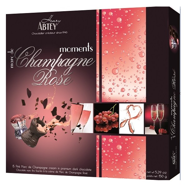 Abtey Moments Pink Champagne Chocolate 150gr