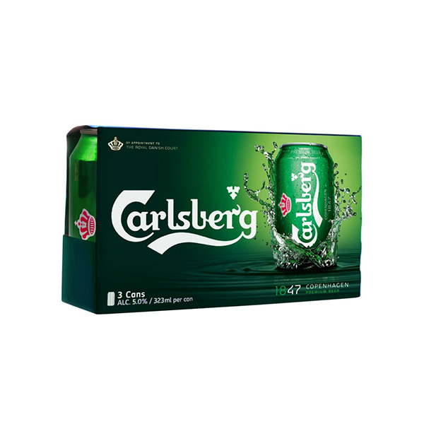 CARLSBERG GREEN 0.33L X 3