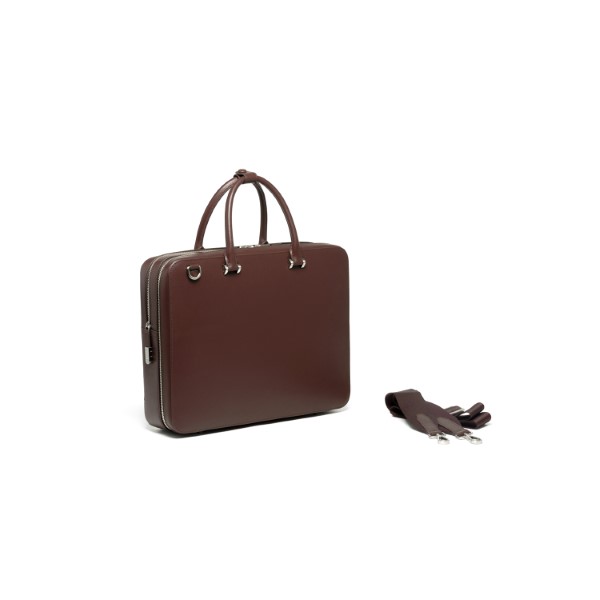 FAIRE LEATHER CO. The Bond Travel Briefcase Luxury Travel Bag