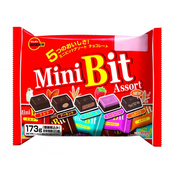Bourbon Mini Bit Assort FS Chocolate 167g