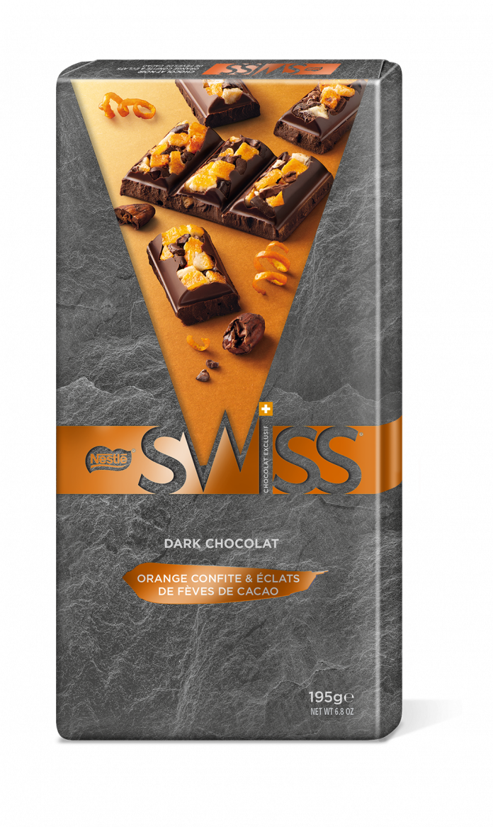 Nestle Swiss Dark Orange Nibs 15x195g