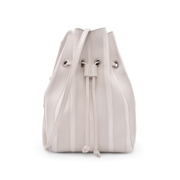 CHARLES & KEITH-PANEL DETAIL DRAWSTRING BAG_WHITE