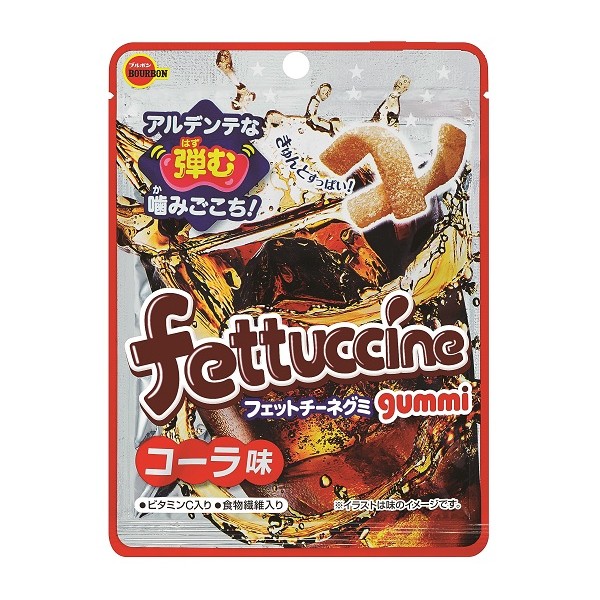 Bourbon Fettuccine Gummi Cola Aji 50g