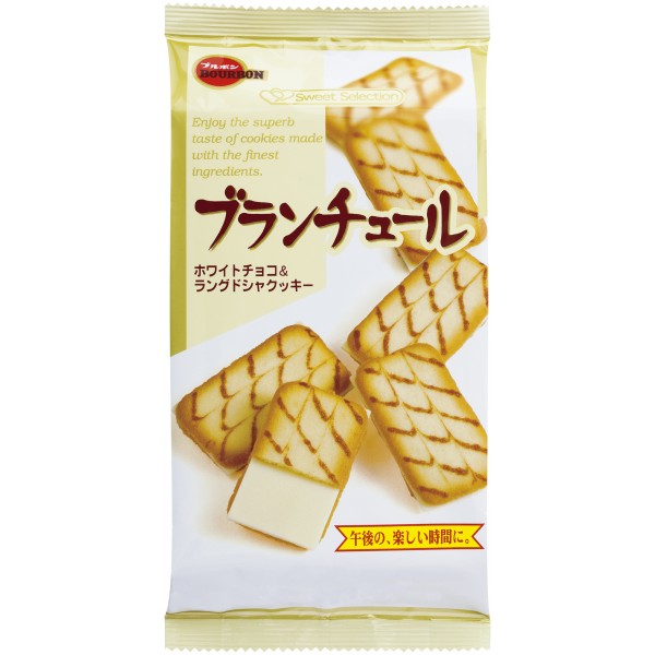 Bourbon Blanchul White Chocolate Cookies 82g