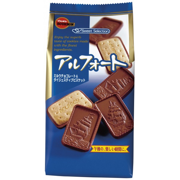 bourbon alfort chocolate cookies 104g