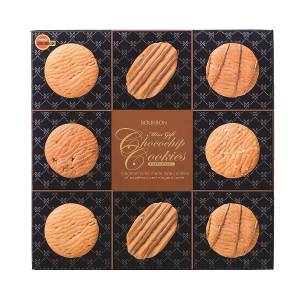 Bourbon Mini Gift Choco Chip Cookies Tin 319g
