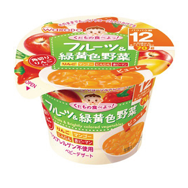 Eat fruits! Fruits & green yellow vegetables 70 g