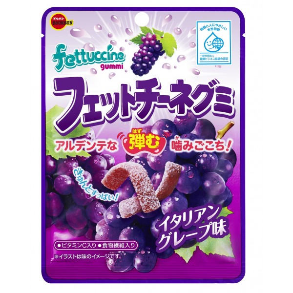Bourbon Fettuccine Gummi Italian Grape Aji 50g