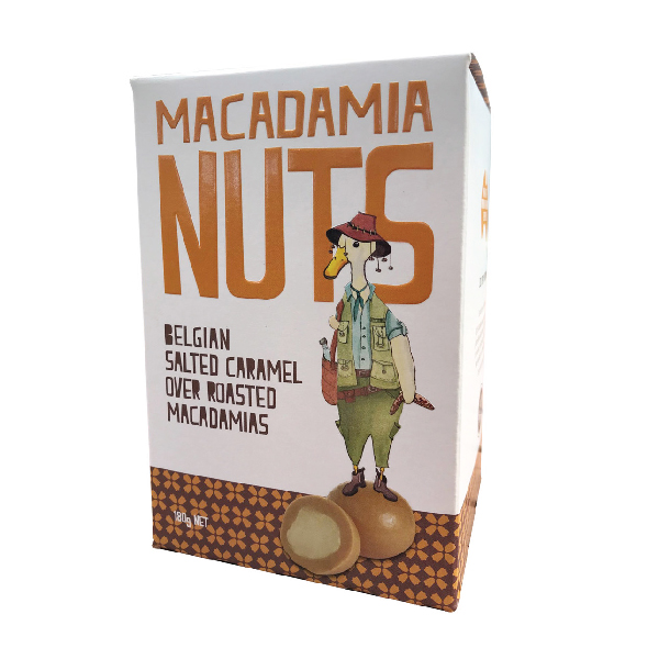 DuckCreed 180g Salted Caramel Macadamia Nuts