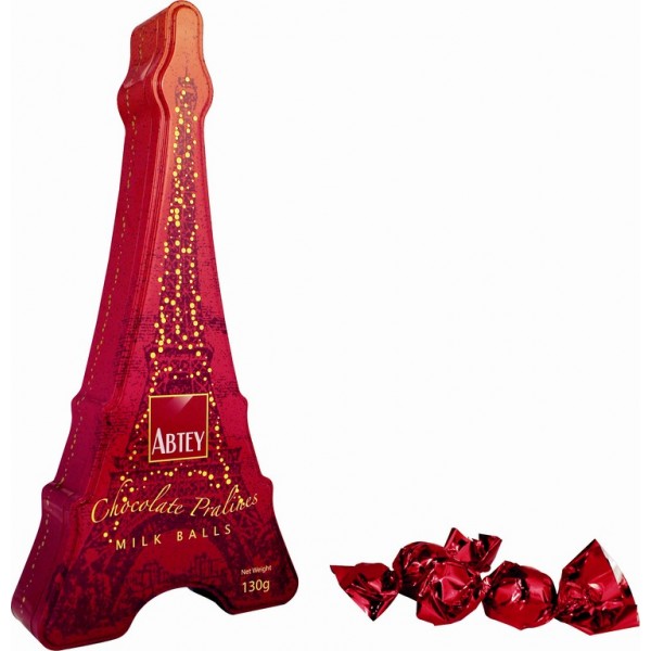 Abtey Eiffel Tower Milk Chocolate Pralines 190gr