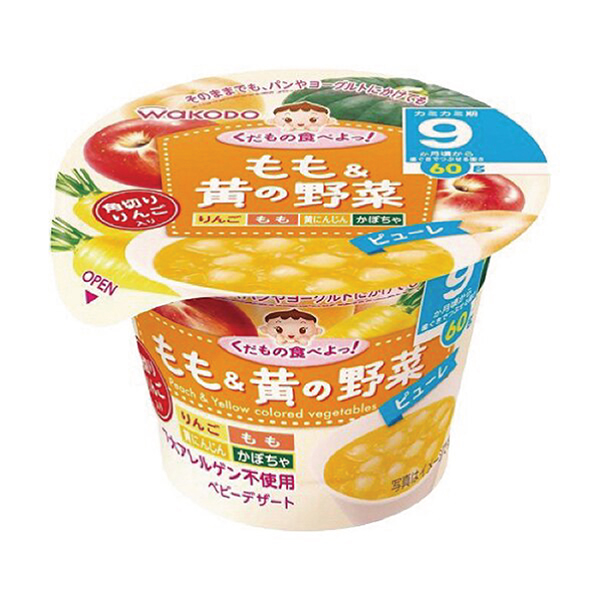 Eat fruits! Momo & Yellow vegetables 60 g