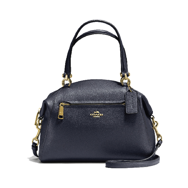 COACH_PRAIRIE SATCHEL IN POLISHED PEBBLE LEATHER