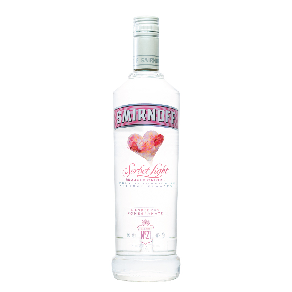 Smirnoff Vodka Sorbet Light Raspberry Pomegranate 75cl